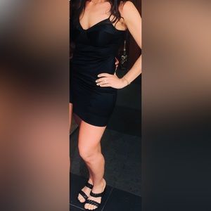 Black short dress. Size medium. Worn once